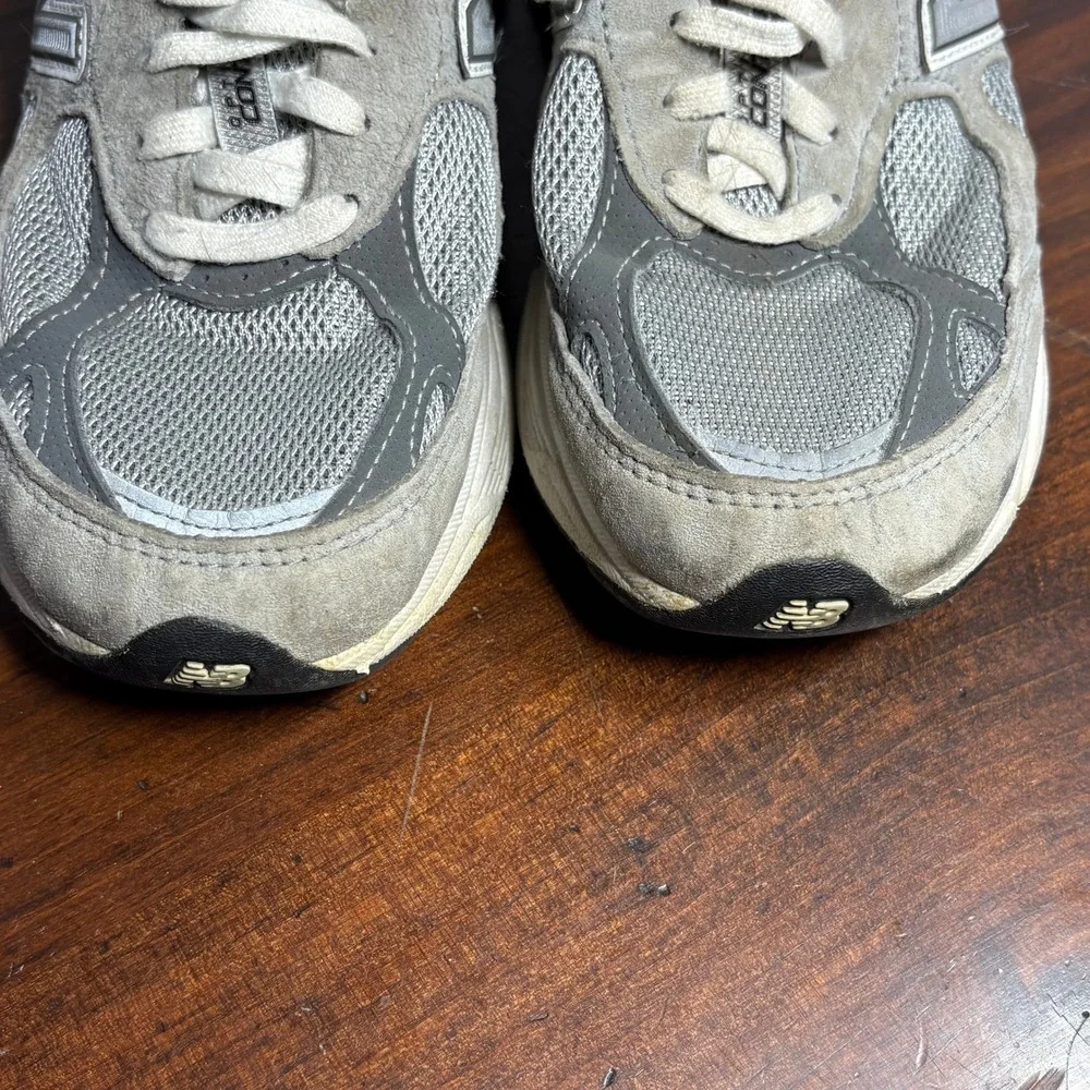 New Balance Running Shoes Womens 6.5 Gray 990v3 W990GL3 Made in USA Suede Mesh‎